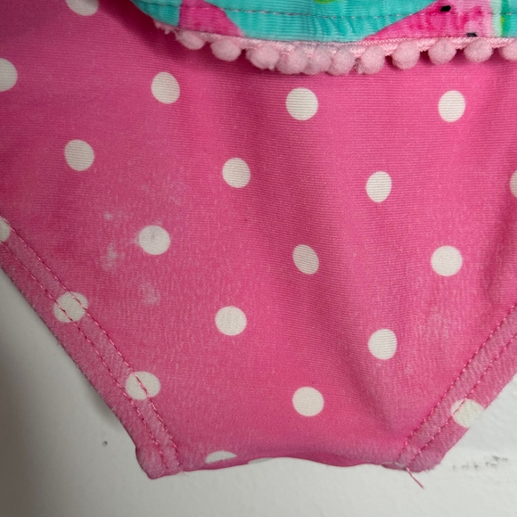 Matilda Jane Splash of Watermelon One-Piece Girls Rashguard Size 12 - Picture 3 of 5